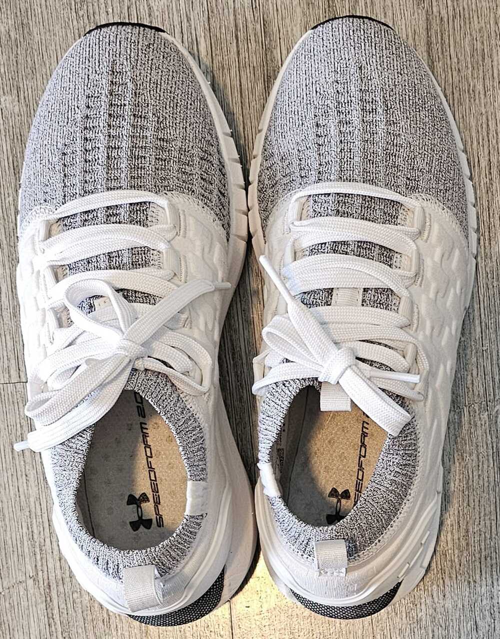 Under Armour HOVR Phantom 1 Running Shoes White Black Men's 6.5 3028384-100